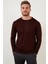 Yünlü Slim Fit Bisiklet Yaka Triko Kazak Erkek Kazak 518BISIKLET 1