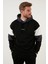 Renk Bloklu Regular Fit Kapüşonlu İçi Tüylü Yumuşak Şardonlu Sweat Erkek SWEAT 5905299 1