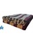 balkon Perdesi Korniş Tokalı Bağcıklı Bordo Krem 360X200 2