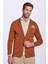 Extrafine Merino Triko Blazer Karamel Rengi Ceket 1