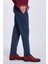 Pamuklu Lacivert Regular Fit Chino Pantolon 3