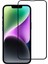 Apple iPhone 14 Tam Kaplayan Çerçeveli Tempered Ekran Koruyucu - Siyah 1