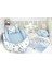 Kelebek Serisi Mavi Babynest Set V2 Ponponlu 1