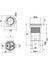 16D-P1-E 16MM Düz Yaylı Işıklı Metal Buton - Mavi 3