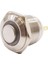 16H-G1-E 16MM Çıkık Yaylı Işıklı Metal Buton - Beyaz 1