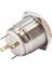 16H-G1-E 16MM Çıkık Yaylı Işıklı Metal Buton - Beyaz 2