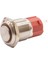 16D-G1-E 16MM Çıkık Yaylı Işıklı Metal Buton - Sarı 1