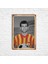 Metin Oktay Sarı Kırmızı Retro Ahşap Poster 1