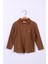 Erkek Çocuk Polo Yaka Kahverengi Sweatshirt (2-7yaş) 1