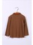 Erkek Çocuk Polo Yaka Kahverengi Sweatshirt (2-7yaş) 2