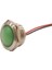 19L-P1 19MM 12-24V Kablolu Metal Sinyal Lambası - Yeşil 1
