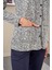 Kadın Boydan Düğmeli Pijama Takımı 23527 4