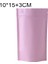 100 Parça Mat Alüminyum Folyo Snack Stand-Up Tecesi, Boyut: 10 x 15 - Pembe (Yurt Dışından) 1