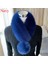 Eşarp Kürk Kravat Pom Pom Faux Yün Önlük Kalın Sıcak Faux Fur (Yurt Dışından) 1