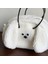 Kabarık Büyük Kulak Köpek Crossbody Sevimli Peluş Omuz Karikatür Yumuşak Küçük Çanta (Yurt Dışından) 3