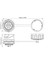 YM-24-C/RJ45/015/PE-42-001 Su Geçirmez RJ45 Konnektör - Dişi 2