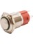 16D-G1-E 16MM Çıkık Yaylı Işıklı Metal Buton - Yeşil 1