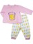 Luggi Baby Fruit Dance Kız Pembe Uzun Kollu Pijama Takımı LG-5437 1