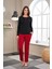 Kadın Uzun Kollu Pijama Takımı 23521 1