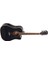 Müzik Cort AD880CEBK Elektro Akustik Gitar, Siyah, Ladin Kapak, Arka y 1