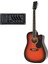 Müzik Almira F650N-SBC Sunburst Elektro Akustik Gitar 1