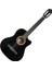 Valencıa VC104TCBK Klasik Gitar 4/4 Siyah Cutaway Sap Çelikli 1