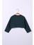 Kız Çocuk Yeşil Crop Sweatshirt (2-6yaş) 2