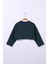 Kız Çocuk Yeşil Crop Sweatshirt (2-6yaş) 2