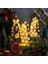 3 Adet Noel Penguen Akrilik 50 LED Işık Up Açık Heykelcik Dekor(Yurt Dışından) 2