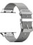 Apple Watch 38 mm Uyumlu Kayış Metal Milano Delikli Paslanmaz Kordon 1