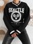 Seattle Baskılı 3 Iplik Oversize Sweatshirt 1