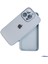 Deluxe Iphone 13 Pro Max Mat Kılıf Buz Mavisi 3
