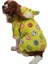 Yeşil Animals Romper Küçük ve Orta Irklar Için Tulum-Mont Yağmurluk Köpek Kıyafeti 1