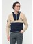 Hemet Lacivert Yarım Fermuarlı Kauçuklu Polar Erkek Sweatshirt 4