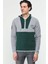 Hemet Yeşil Yarım Fermuarlı Kauçuklu Polar Erkek Sweatshirt 3