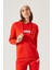 Kadın Kapüşonlu Sweatshirt F009-RD 1