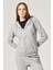 Kadın Fermuarlı Sweatshirt F025-GR 1