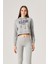 Kadın Kapüşonlu Sweatshirt F018-GR 2