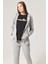 Kadın Fermuarlı Sweatshirt F025-GR 2