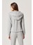 Kadın Fermuarlı Sweatshirt F025-GR 4
