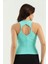 Mint Çapraz Askılı Slim Fit Ribana Kadın Atlet 4