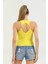 Sarı Askılı Slim Fit Ribana Kadın Atlet 5
