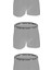 Likralı Erkek Boxer 0060 3 Lü | Gri 1