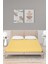 Ataca Tekstil Penye 100x200 Cm Pamuklu Lastikli Çarşaf Sarı 1