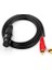 Xlr Gold Dişi - 2 Rca Erkek Kablo 3 Metre 1
