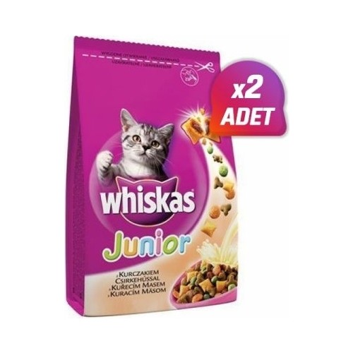 Whiskas 2 Adet Whiskas Junior Tavuklu Yavru Kedi Mamasi Fiyatı
