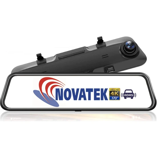 Novatek NT924GW+64GB Hafıza Kartlı 4K Ultra Hd 2160P Adas Gps Wifi IPS Dokunmatik Araç Kamerası
