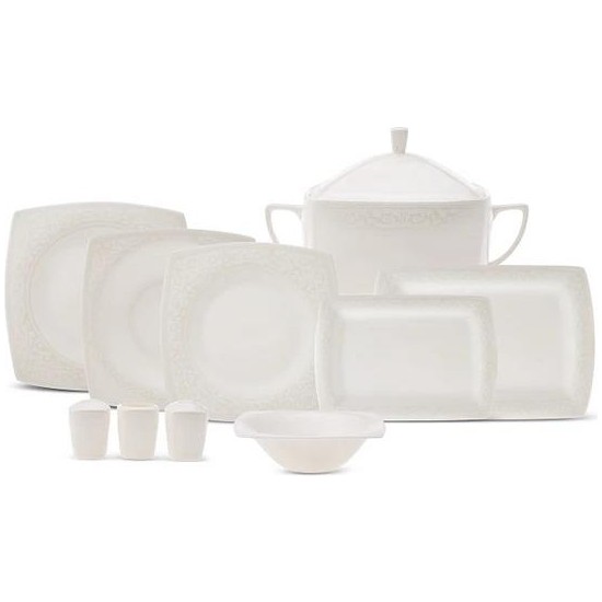 Karaca Fine Pearl Roma 62 Parça 12 Kişilik Inci Yemek Takımı Fiyatı