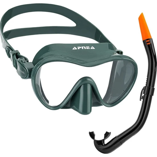 Apnea Royal Green Maske Expert Şnorkel Set
