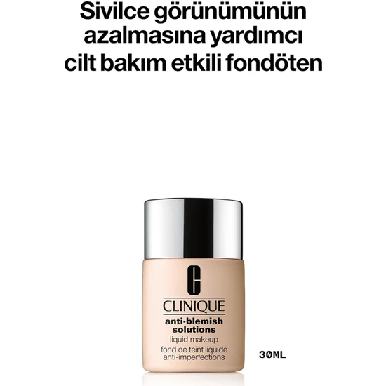 hepsiburada Clinique Anti Blemish Solutions Fondöten Renk: 01 hepsiburada Clinique Anti Blemish Solutions Fondöten Renk: 01